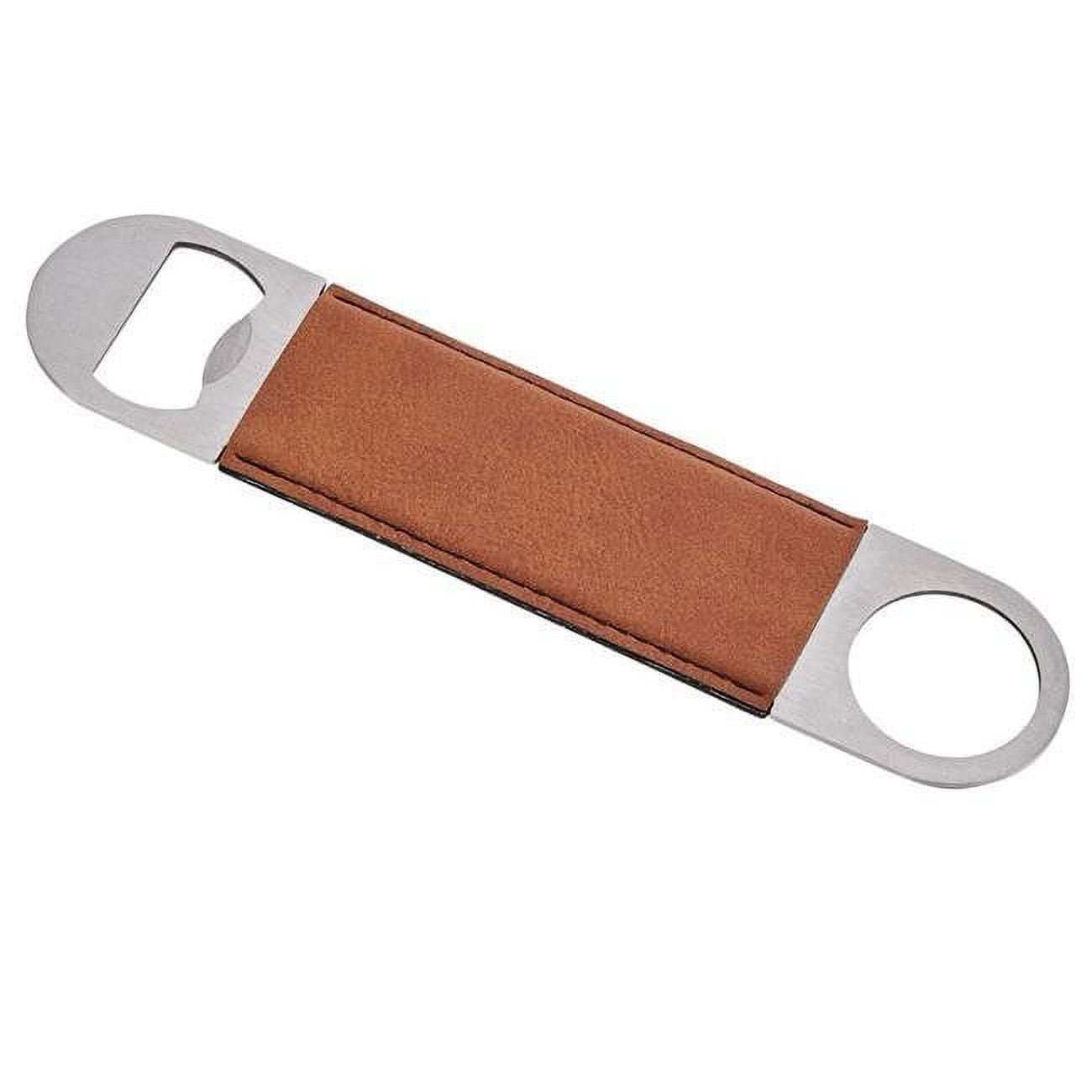 Picture of Creative Gifts International 002302 Leatherette Bottle Opener&#44; Caramel