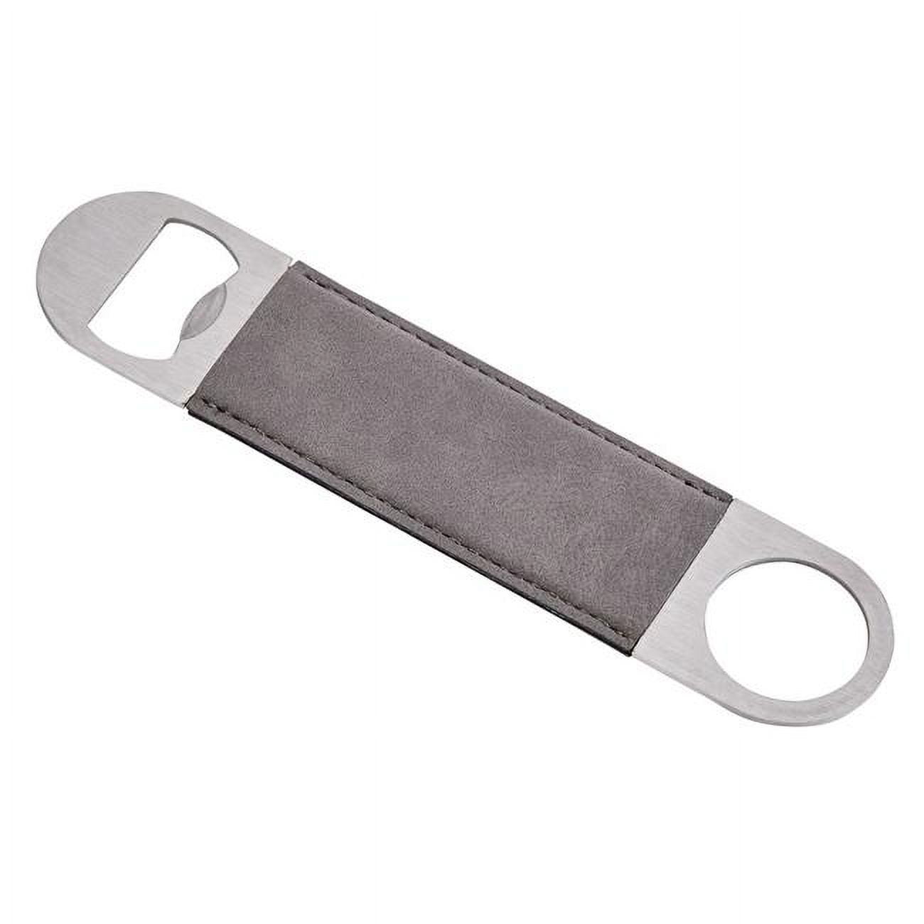 Picture of Creative Gifts International 002303 Leatherette Bottle Opener&#44; Grey