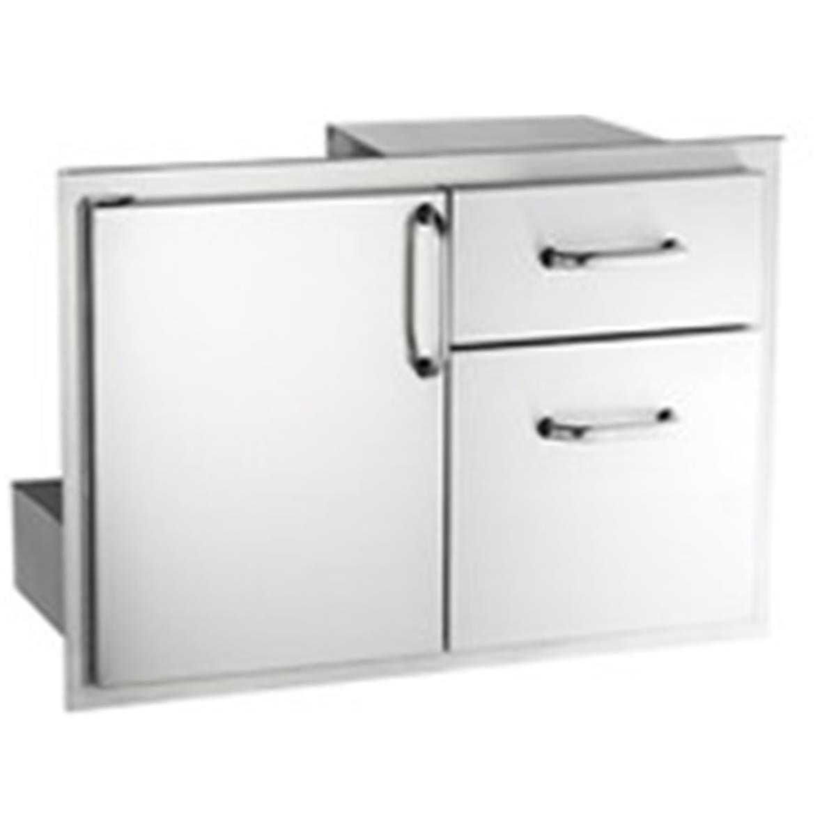 Picture of American Outdoor Grill 18-30-SSDD 18 x 30 in. Door with Double Drawers Series 3
