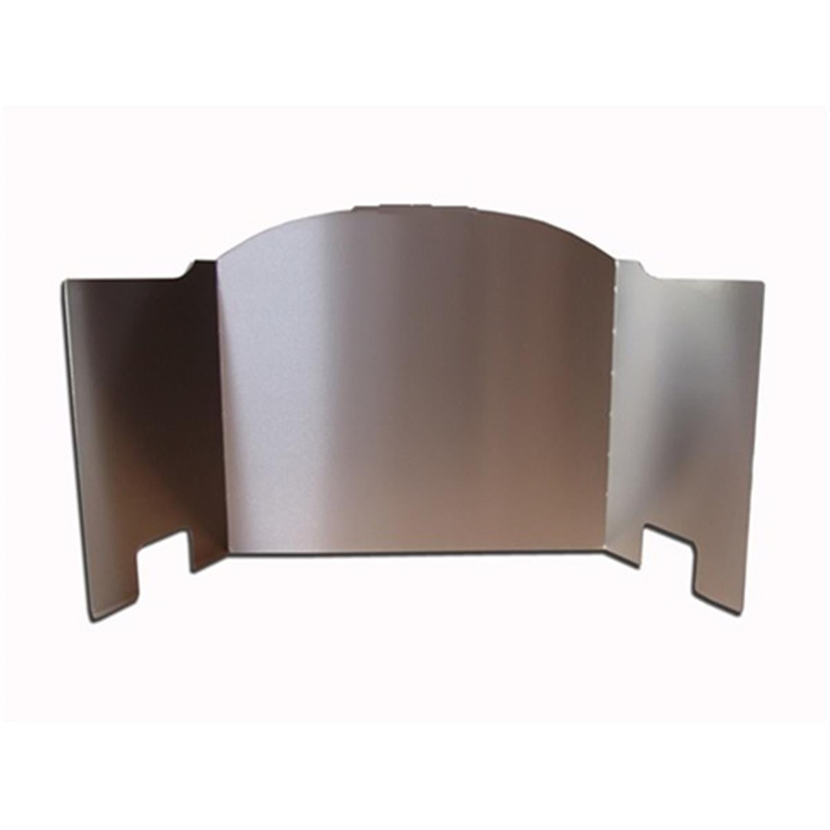 Real Fyre FBS24 24 in. Traditional Fireback - Satin Stainless