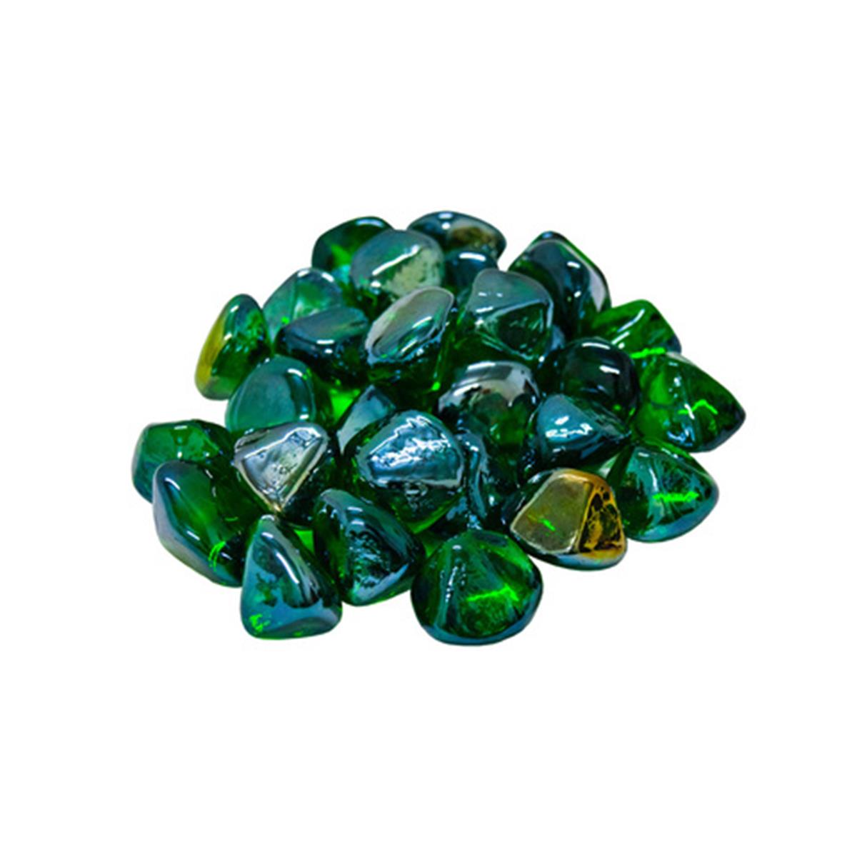 Real Fyre GLD-10J-E 10 lbs Jar Diamond Nuggets - Emerald