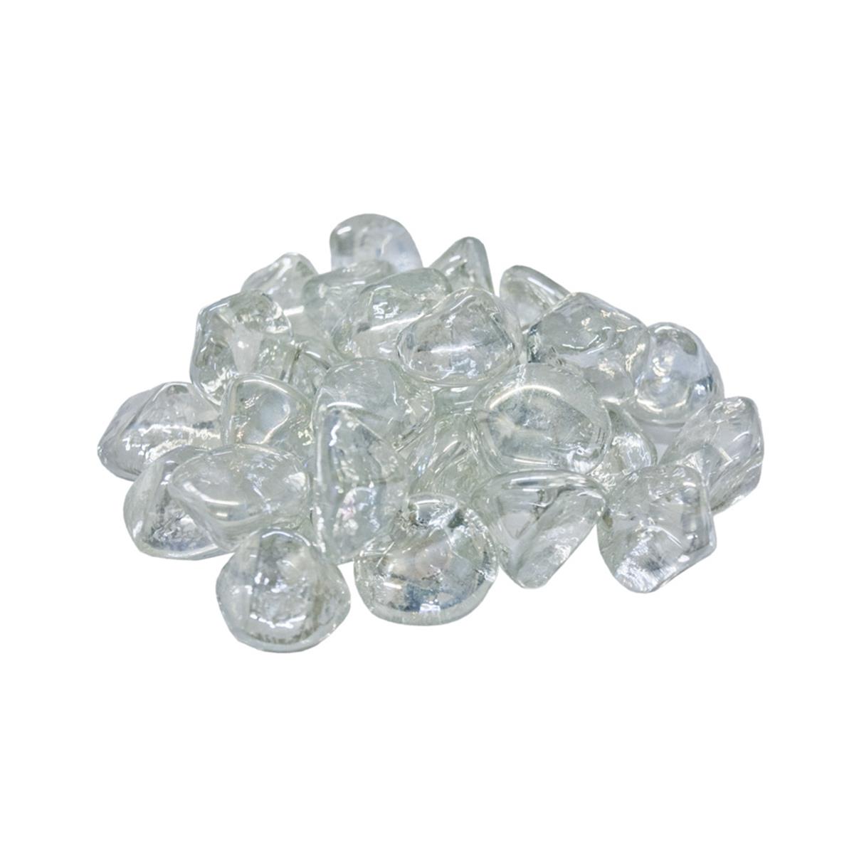 Real Fyre GLD-10J-J 10 lbs Jar Diamond Nuggets - Clear