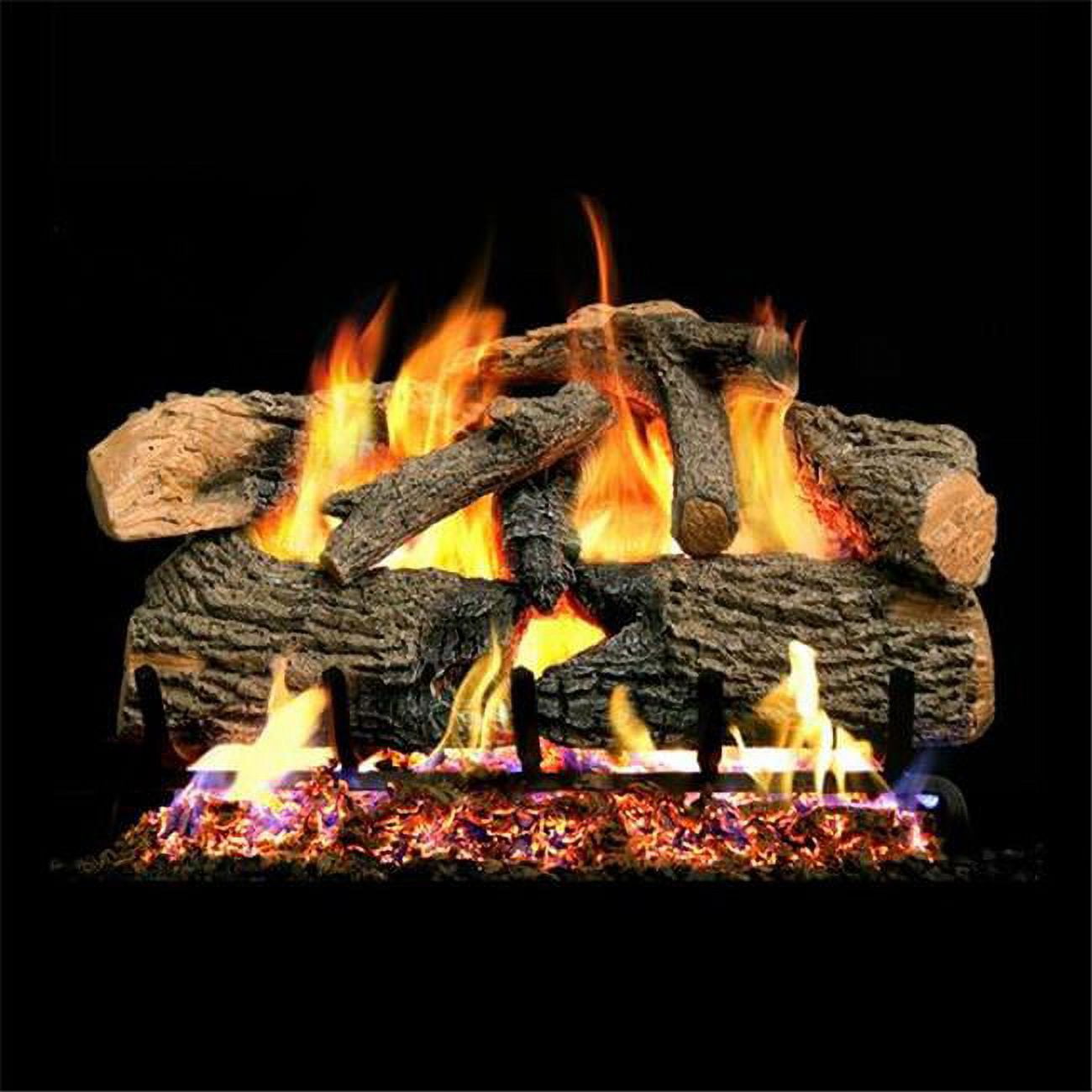 Picture of Real Fyre  ENO-24 24 in. Charred Evergreen Vented Log Set Uses G52 Burner Only