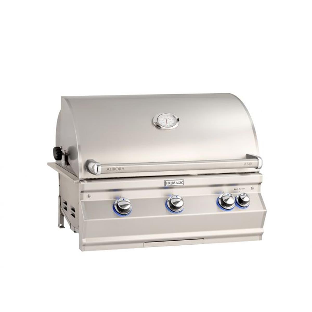 Picture of Fire Magic A540I-7EAN 30 in. Aurora Built-In Gas Grill with Analog Thermometer - Natural Gas - A540i HSI