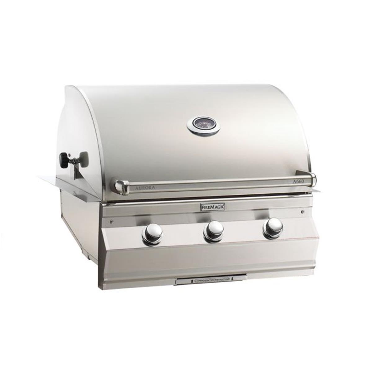 FireMagic Aurora A660i Built-in Grill/Analog Thermometer - NG