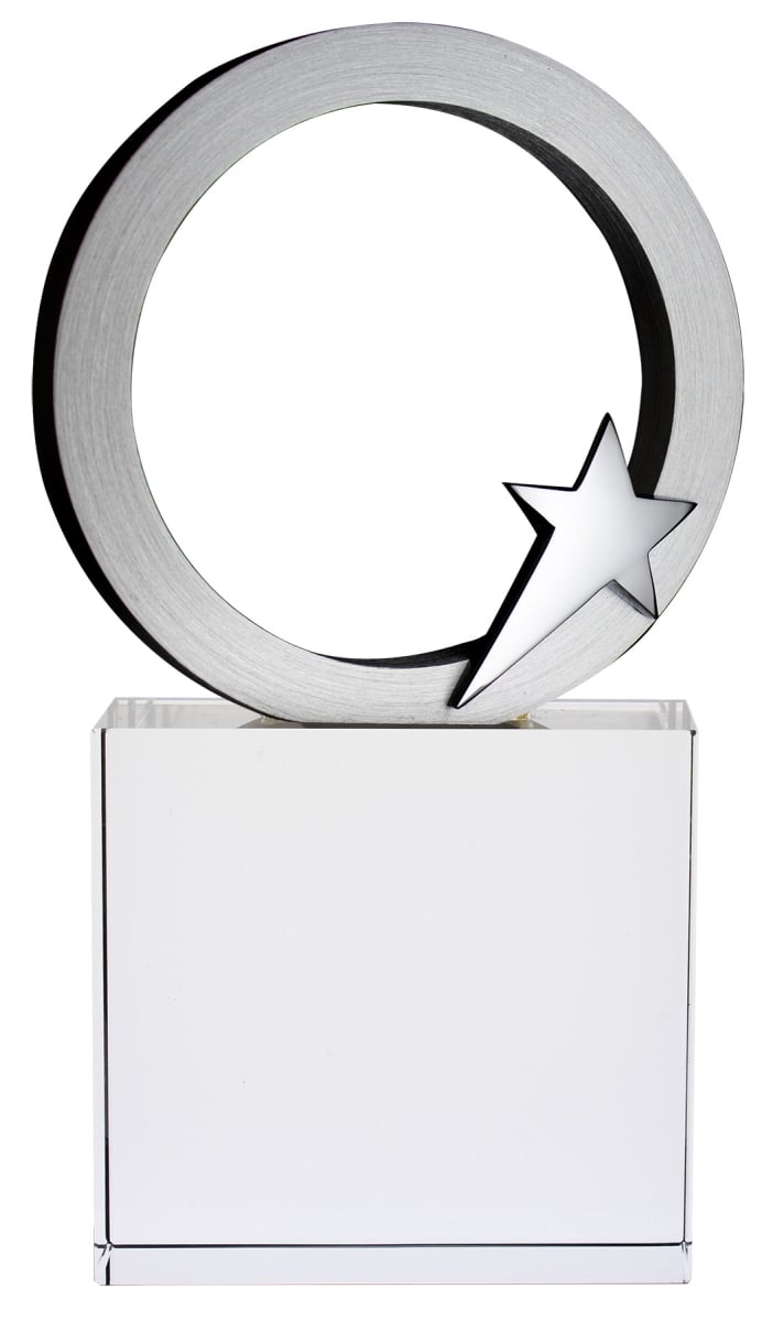 85606 Orbiting Star Opti-Crystal Award