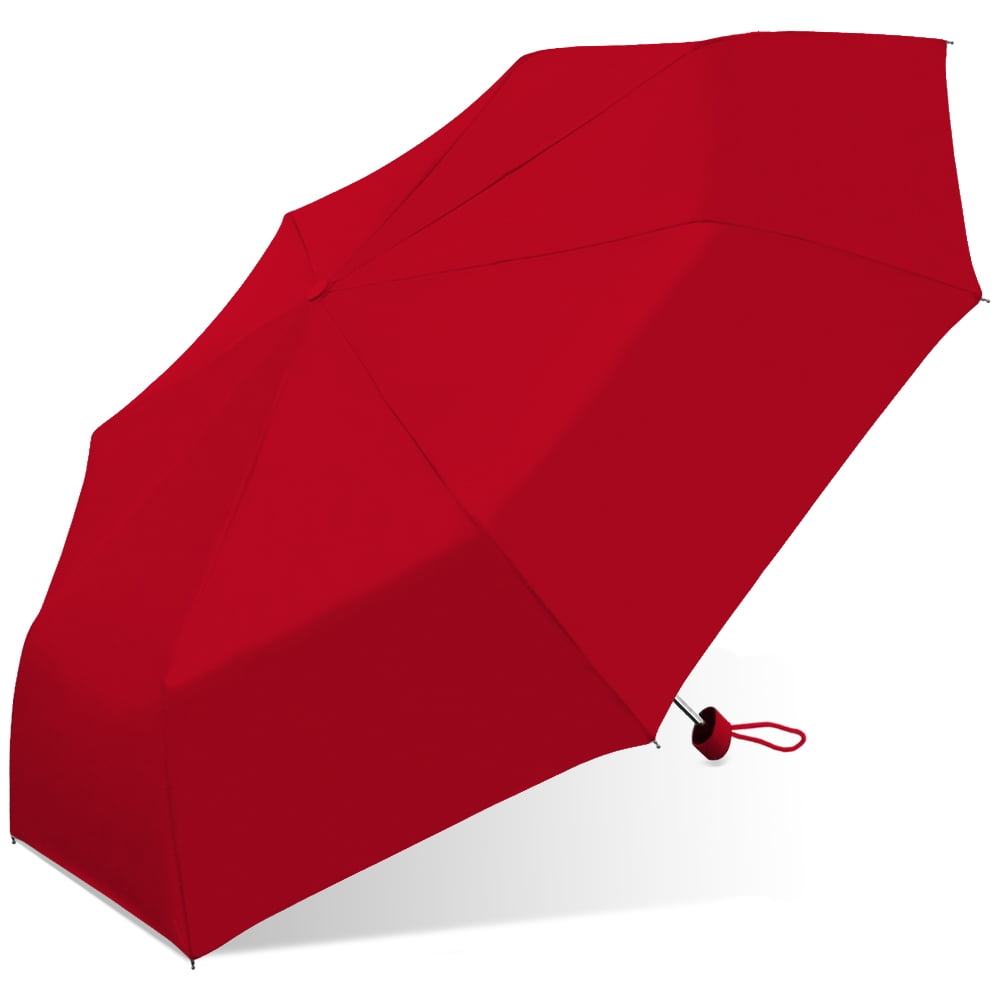 Picture of Chaby International 701 BURGUNDY 42 in. Ultra Lite Super Mini Umbrella - Windproof Frame & Color Matching Rubber Spray Handle, Burgundy