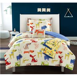 Chic Home Bcs22042 Us 4 Piece Pet Patch Comforter Set Multi Color Twin Twin Xl Size
