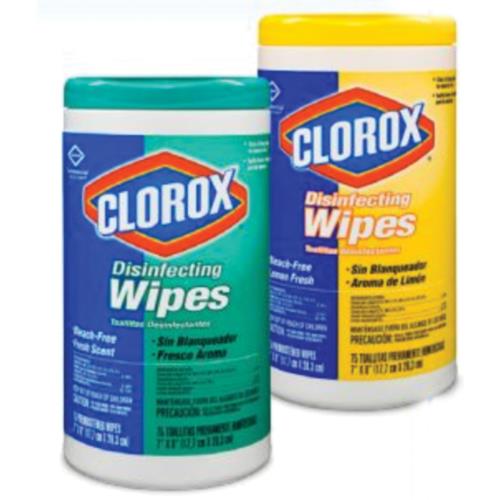 Clorox 01594 Lemon Fresh Wipes Disinfecting Wipe 35 Count Case of 12