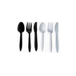 Picture of Prime Source 75002596 Fork Polypropylene Wrapped&#44; Medium White - Case of 1000