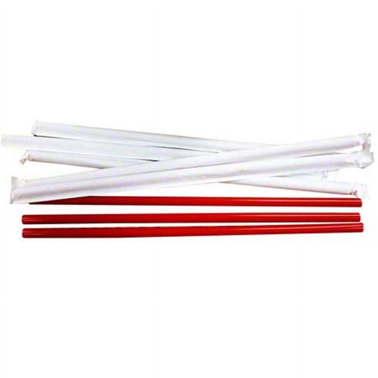 Picture of Cell-O-Core TGW4300RED 10.25 in. Giant Straw Wrapped&#44; Red - Case of 1200