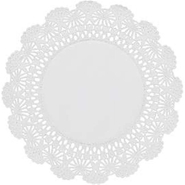 Picture of Hoffmaster 500235 6 in. White Cambridge Lace Doilie - Case of 1000
