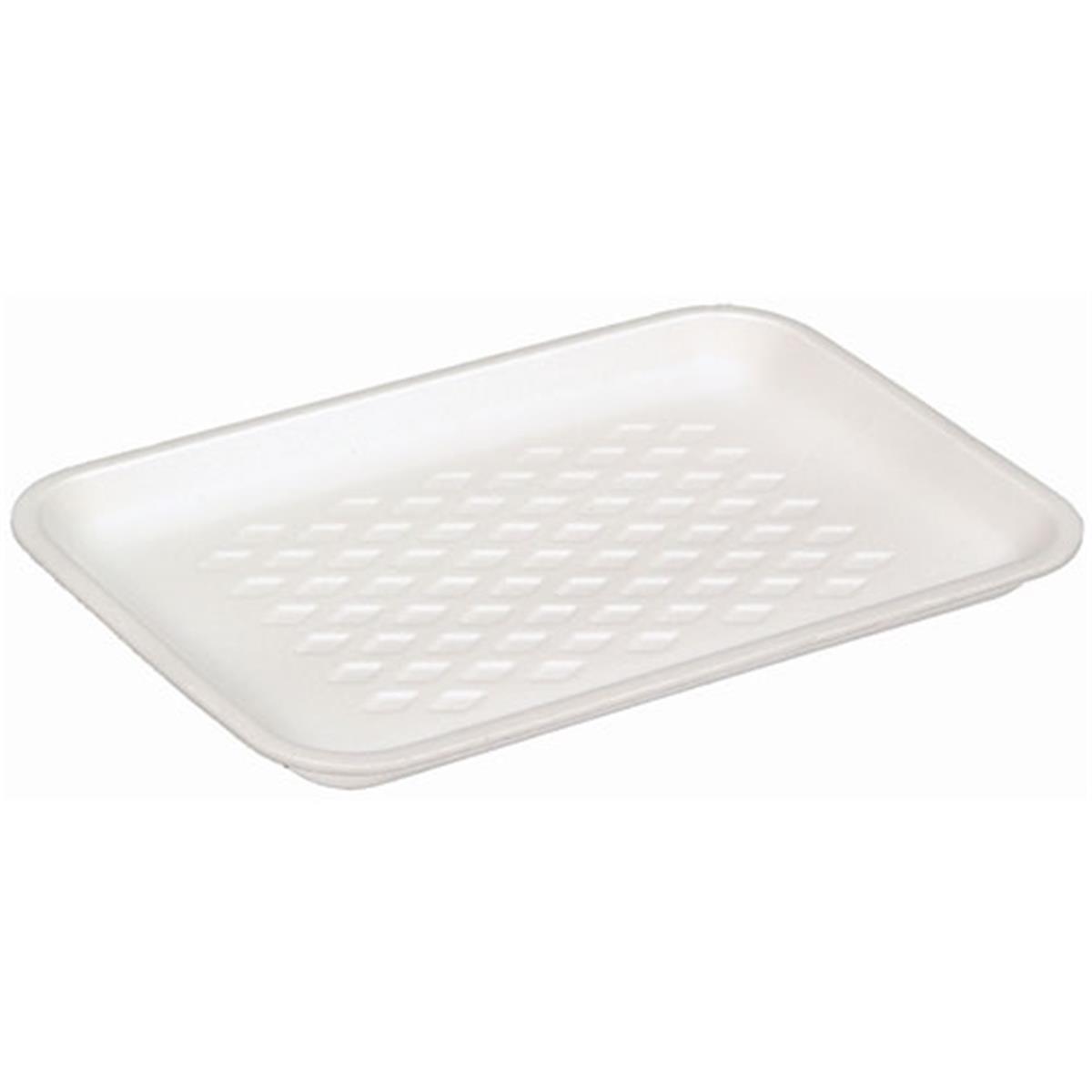 Picture of Pactiv TF1002O0000 CPC 8 x 5.75 x 0.75 in. No.2 Foam Tray, White - Case of 500