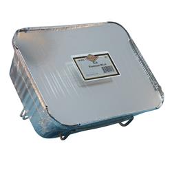 Picture of Convenience Packs 1233-48 PEC Aluminum 5 lbs Oblong Pan with Board Lid Combo - Case of 96