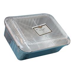 Picture of Convenience Packs 1233PL PEC 5 lbs Oblong Pan with Clear Dome Lid Combo - Case of 84