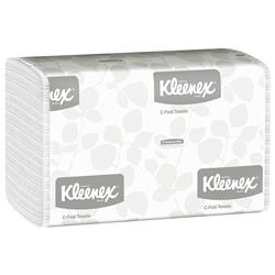 Kimberly Clark 1500 PEC White Kleenex C-Fold Towel - Case of 2400 -  Kimberly-Clark Professional, 01500  (PEC)