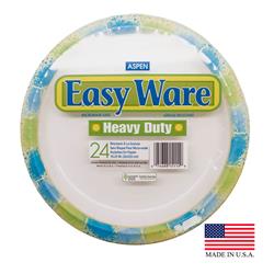 15114 PEC 10 in. Easy Ware Design Coated Paper Plate - Case of 288 -  Aspen Products, 15114  (PEC)