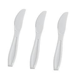 Picture of Fineline Settings 2504W PEC Heavy Knife, White - Pack of 1000