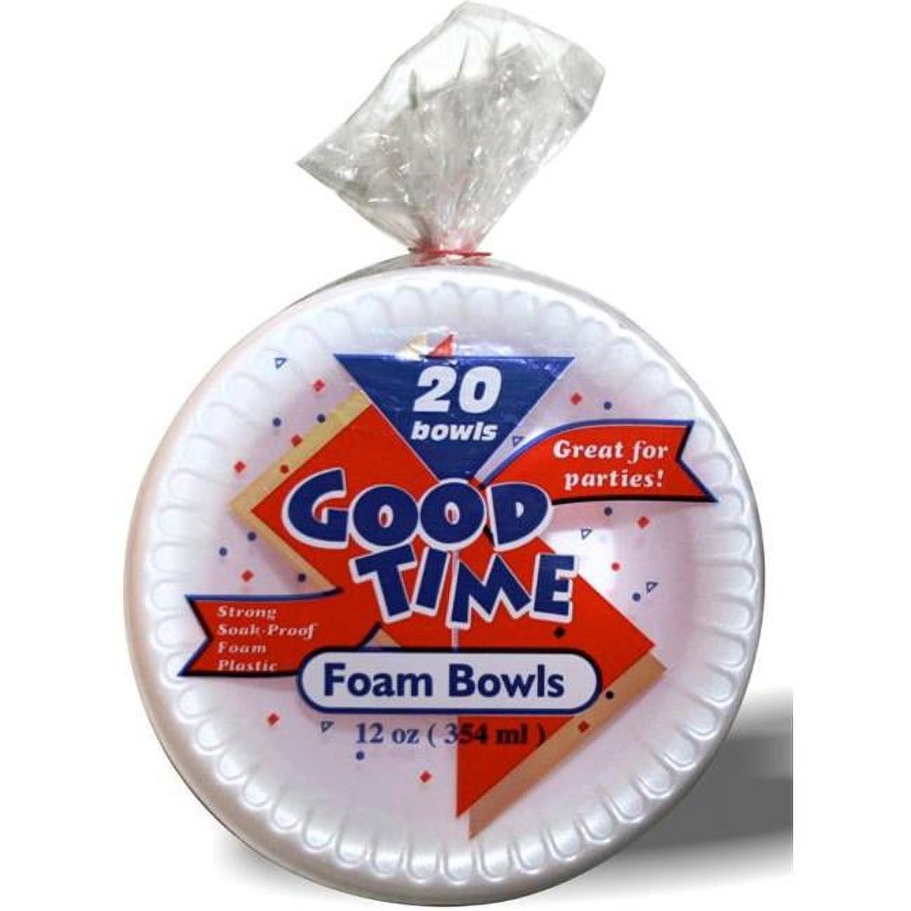 Picture of DDI 2332676 12 oz Good Time 6&quot; Foam Bowl - 20 Count Case of 30