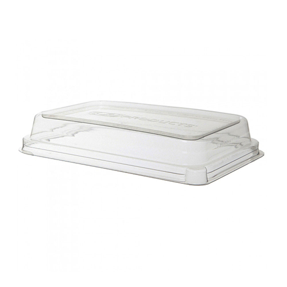 Picture of Eco Products EP-SCRC24LID PEC 24 oz Worldview Rectangular Take Out Lid, Clear