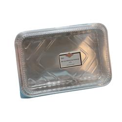 Picture of Convenience Packs 7021PL PE 4 lbs Aluminum Oblong Pan with Clear Dome Lid Combo - Case of 72
