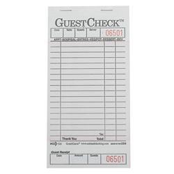 Picture of National Checking 526 R3JC Guest Check Board, 1 Part Pink, 18 - Case of 2500