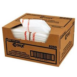 Picture of Chicopee 8250 R3J 13.5 x 24 in. Stripe Red Food Towel - Case of 150