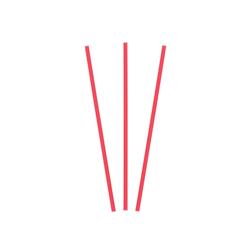 Picture of Cell-O-Core EC5RED10PK 5 in. Red Cocktail Stirrer - Case of 10