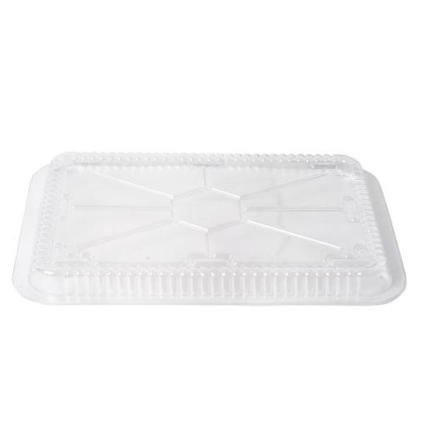 Picture of Chefs Seal CS4ODL NJ 4 oz Oblong Dome Lid Oriented Polystyrene Clear for CS4O Pan - Case of 250