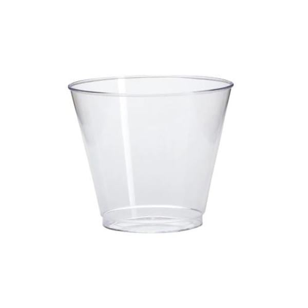 Picture of Kitchen LSE-T9 NJ 9 oz Squat Polystyrene Injected Molded Polystyrene Tumbler - Case of 500