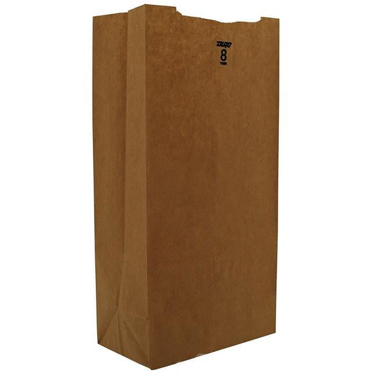 Picture of Duro 18408 CPC 8 lbs Standard Grocery Bag - Kraft&#44; Case of 500