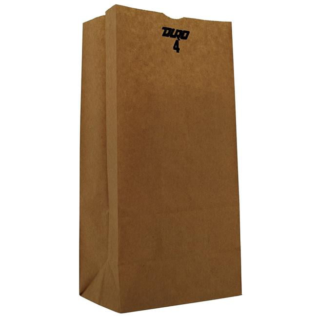 Picture of Duro 18404 CPC 4 lbs Grocery Bag & 30 lbs Kraft - Brown&#44; Case of 500