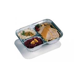 Picture of Pactiv Corporation Y7139TP 3 Compartment Oblong Combo&#44; Case Of 200