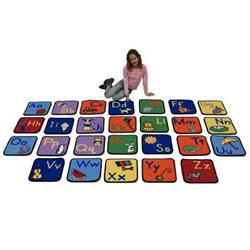 Picture of Childrens Factory CPR733 Alphabet Seating Squares with Images - Set of 26