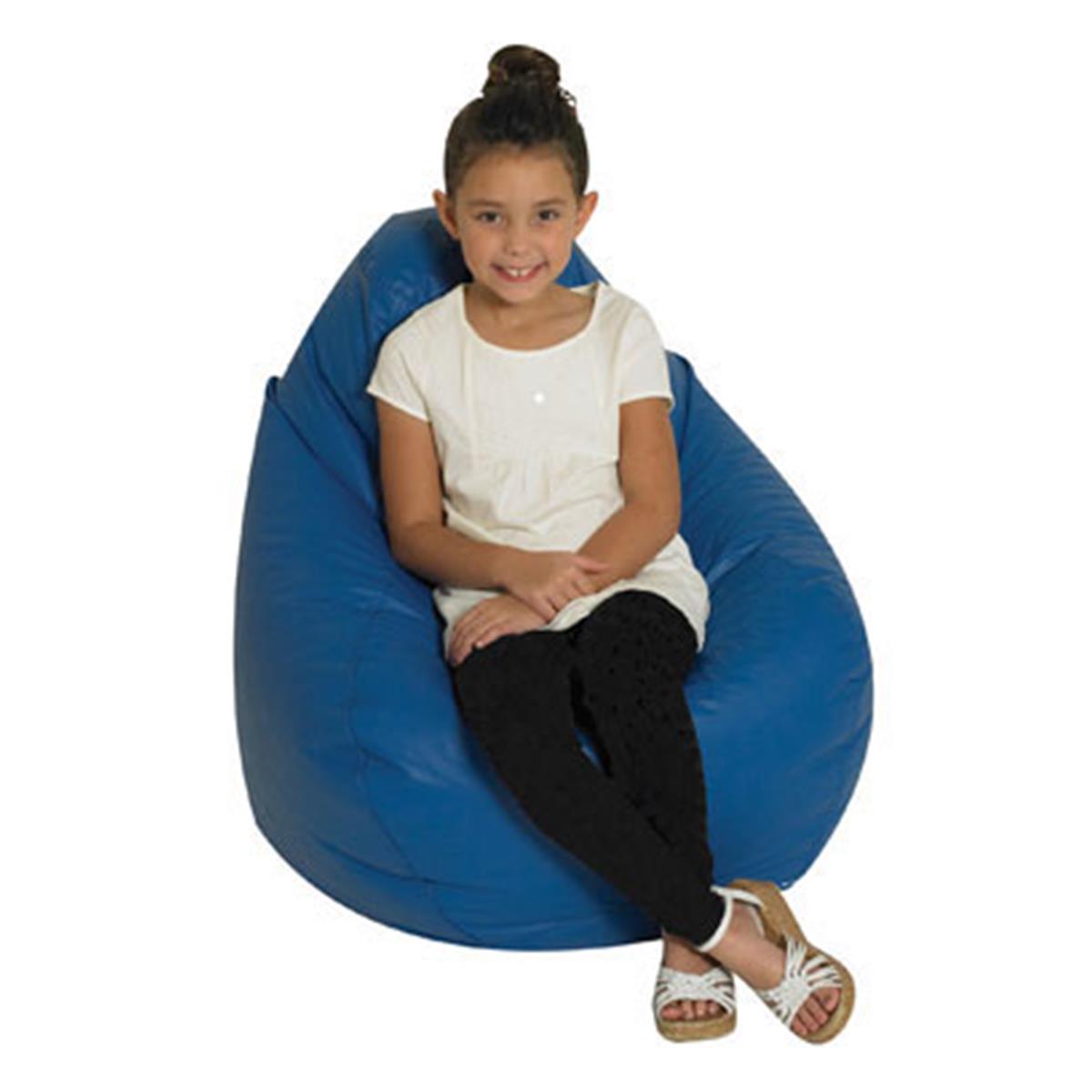 Picture of Childrens Factory CF610-044 Tear Drop Bean Bag&#44; Blue