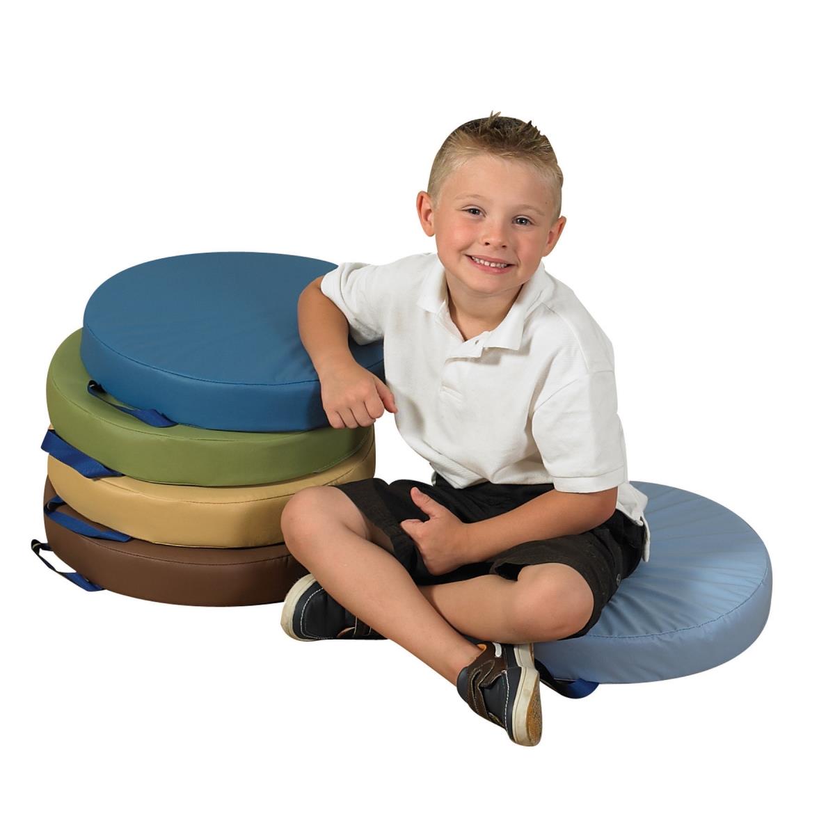 Picture of Childrens Factory CF349-043 15 in.Woodland Round Cushions - Set of 5
