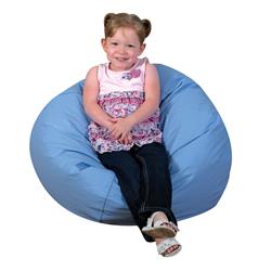 Picture of Childrens Factory CF610-076 26 in. Round Bean Bag&#44; Sky Blue