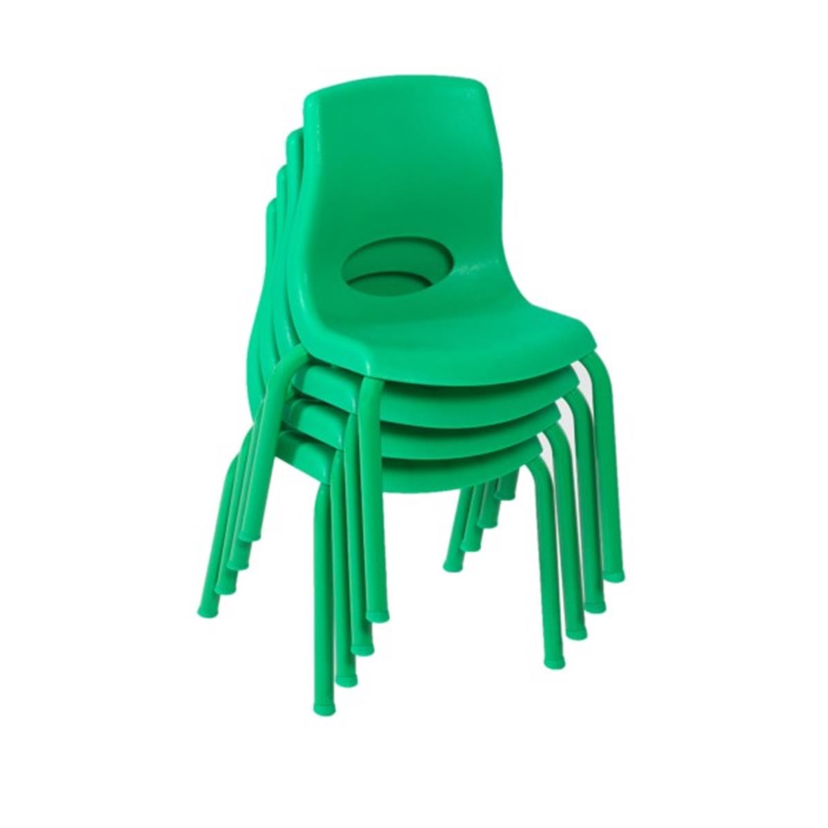 Picture of Childrens Factory AB8010PG4 10 in. MyPosture Chair&#44; Green - Pack of 4