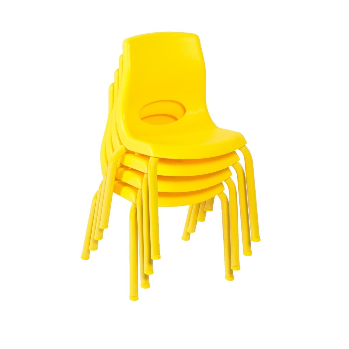 Picture of Childrens Factory AB8010PY4 10 in. MyPosture Chair&#44; Yellow - Pack of 4