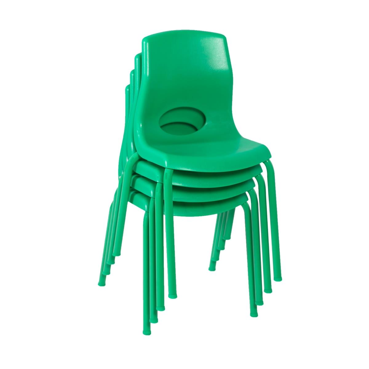 Picture of Childrens Factory AB8014PG4 14 in. MyPosture Chair&#44; Green - Pack of 4