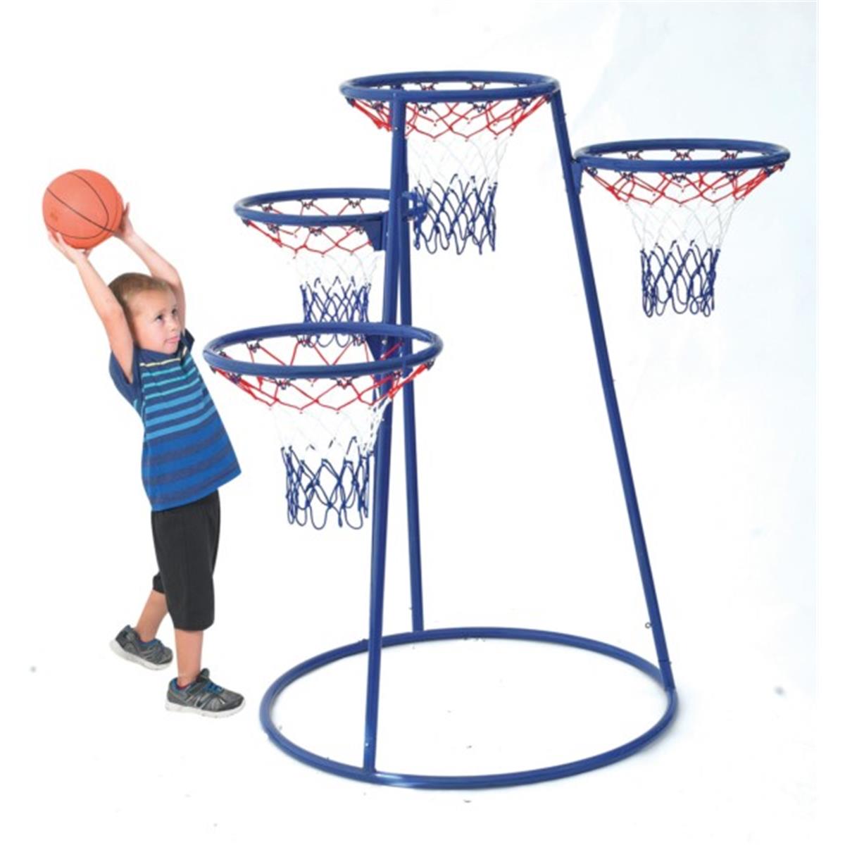 Picture of Childrens Factory AFB7950 4-Rings Basketball Stand with Storage Bag