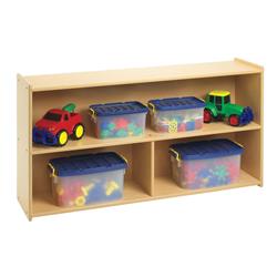Picture of Angeles ANG7149 Value Line Preschool 2-Shelf Storage - UV Finish&#44; Maple - 27 x 12 x 48 in.