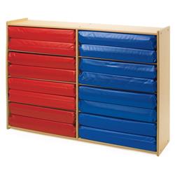 Picture of Angeles ANG7167 Value Line 8-Section with 4-Fold Rest Mat Storage - Maple - 37 x 12 x 50 in.