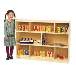 Picture of Angeles ANG9150 36 x 15 in. Value Line Birch Mobile Divide 3-Shelf Storage