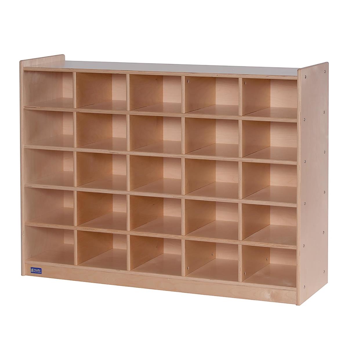 Picture of Angeles ANG9013 Value Line Birch 25-Tray Cubby Storage Unit Only - 36 x 15 x 48 in.