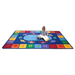 Picture of Childrens Factory CPR3001 Alphabet Cars Rectangle Carpet - Small
