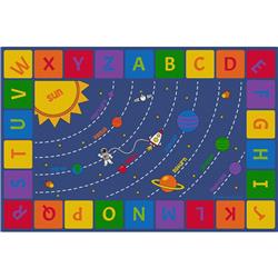 Picture of Childrens Factory CPR3013 Solar System Rectangle Carpet - Small
