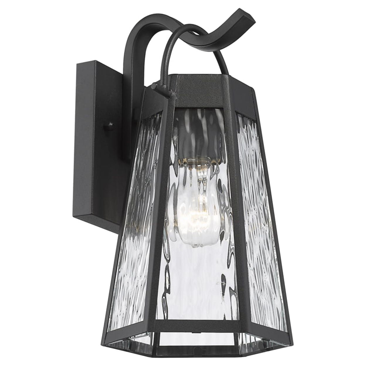 Picture of Chloe Lighting CH2D294BK12-OD1 Alexa Industrial 1 Light Textured Black Outdoor Wall Sconce - 12 in.