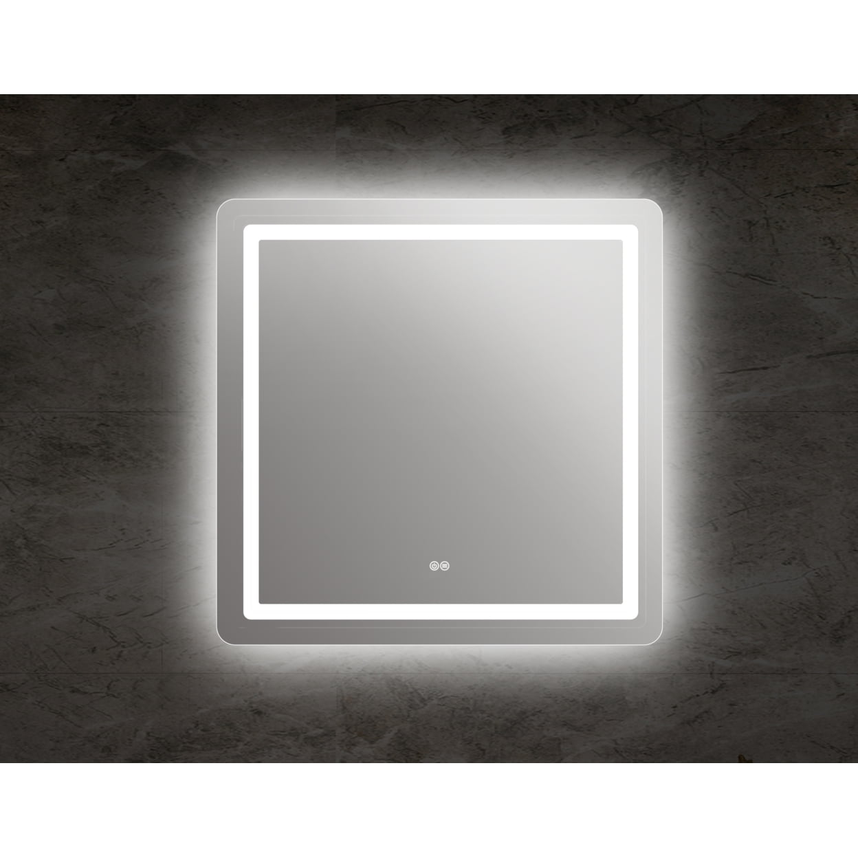Picture of Chloe Lighting CH9M002BD24-LSQ Speculo Back Lit LED Mirror 6000K, Daylight White - 24 in.