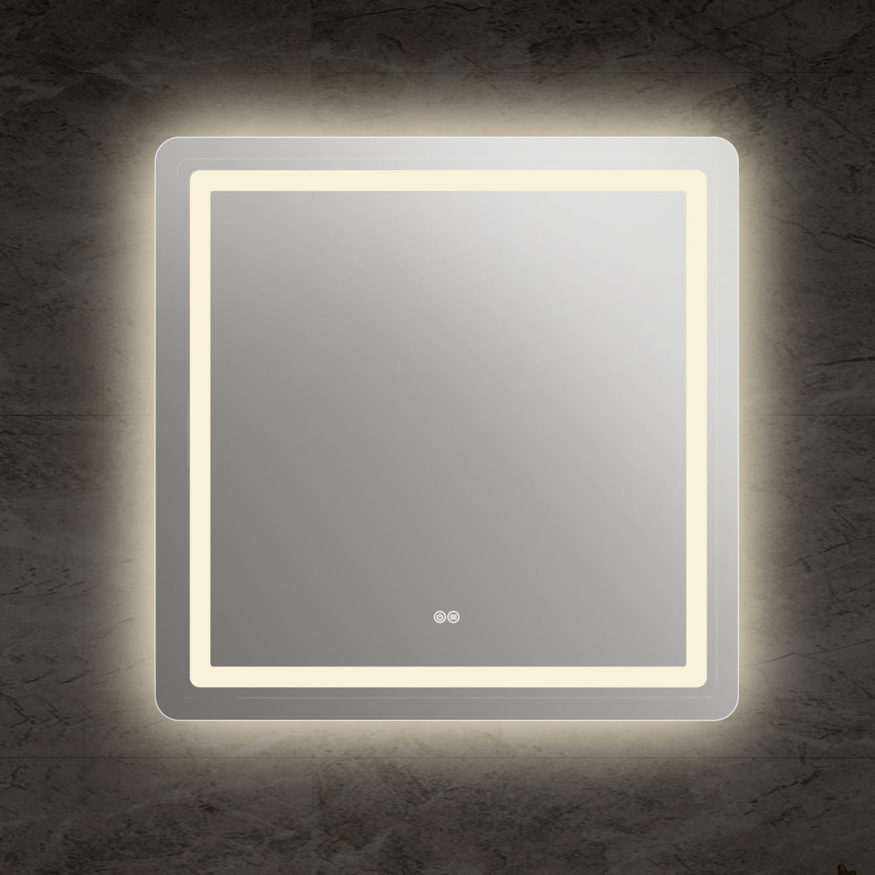 Picture of Chloe Lighting CH9M002BW28-LSQ Speculo Back Lit LED Mirror 4000K, Warm White - 28 in.